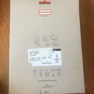 BRAND NEW Orange Hunter Socks